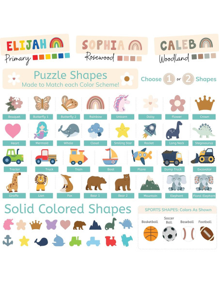 Rompecabezas de Nombre Personalizado Bloom Owl - Madera Montessori