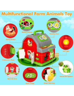 Juguete Interactivo Montessori Ellinjan con Luz y Sonido 2