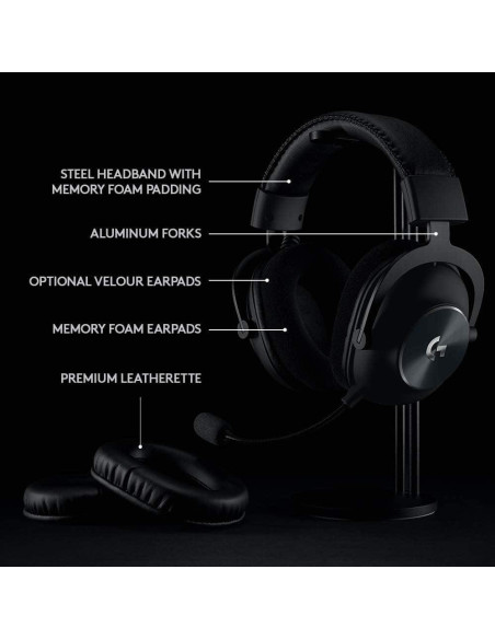 Auriculares Gaming Logitech G PRO X Wireless 50mm DTS 2.0