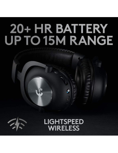 Auriculares Gaming Logitech G PRO X Wireless 50mm DTS 2.0