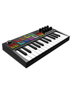 Controlador MIDI OYAYO 25 Teclas Recargable con Pads RGB