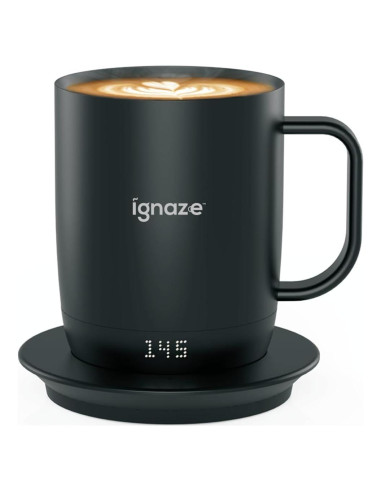 Taza Inteligente Autocalentable Ignaze 311ml - Pantalla LED