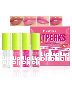 Set de Aceite Labial Brillo BEFIVECOK 4 Colores Hidratante