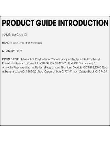 Set de Aceite Labial Brillo BEFIVECOK 4 Colores Hidratante