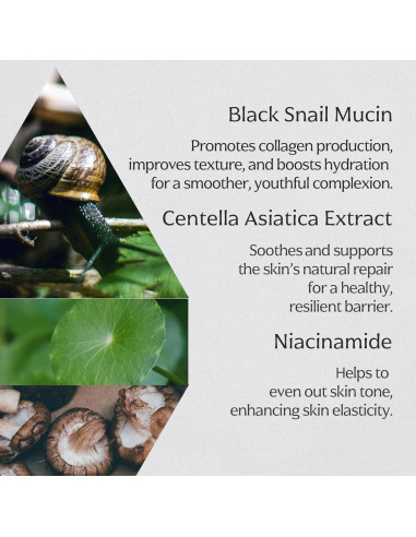 Crema Facial Hidratante MIZON Caracol Negro 35g Cuidado Piel