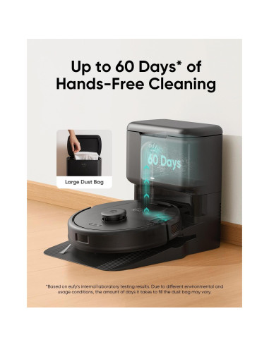 Aspiradora Robot eufy L60 con Estación Auto Vaciamiento 5000Pa