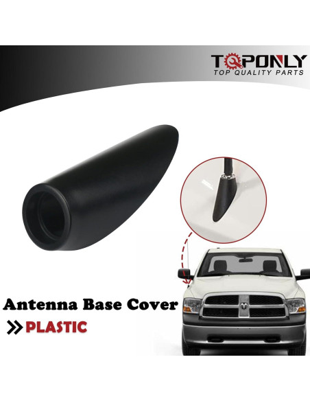 Adaptador de Antena de Radio TQPONLY para Dodge Ram 1500-5500
