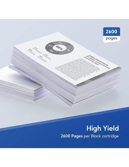 Cartucho de Tóner TN660 GOTOBY Compatible Alto Rendimiento 4 Pzas