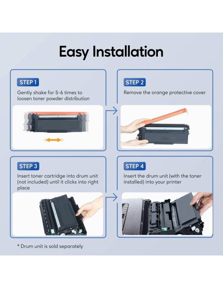 Cartucho de Tóner TN660 GOTOBY Compatible Alto Rendimiento 4 Pzas