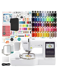 Máquina de Bordado y Costura Brother SE700 4"x4" con Accesorios