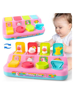 Juguete Montessori Pop Up Tovol Zerky para Bebés 1-3 Años