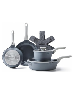 Juego de Ollas y Sartenes PRICUSIS 9 Piezas Cerámica Antiadherente