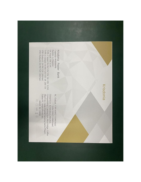 Banco de Energía Krisdonia NJF-K8 80000mAh 130W Carga Rápida