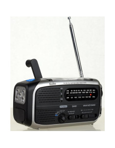 Radio Meteorológica Kaito KA370 NOAA AM/FM Solar Crank 2