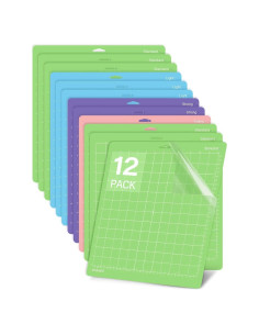 Alfombrillas de Corte Gwybkq 12 Pack 30x30 cm para Cricut