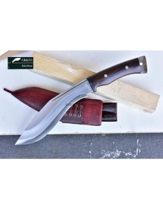 Cuchillo Kukri GK&CO. 33 cm Acero Carbono con Funda Roja 2