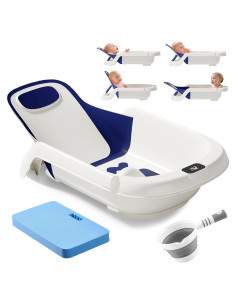 Bañera Reclinable para Bebés LAUJIA Azul 6-36 Meses