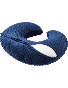Almohada de Lactancia QUENESS NP-S0001 Azul Patrimonio 56x45 cm 2