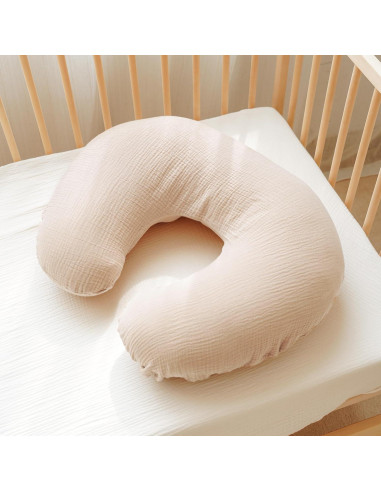 Fundas de Almohada de Muselina Konssy - 2 Piezas Suaves para Lactancia