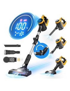 Aspiradora Inalámbrica Ecarke 350W 30KPa 6 en 1 Ligera