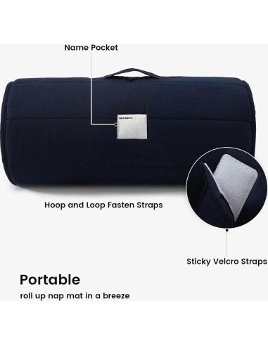 Colchoneta para Siesta PHF Shark con Almohada Desmontable 132x51cm