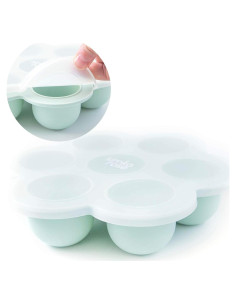 Contenedor de Almacenamiento para Bebés Simka Rose - 7 Porciones 70ml Silicona Libre de BPA