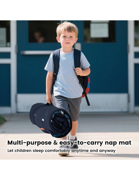 Colchoneta para Siesta PHF Shark con Almohada Desmontable 132x51cm