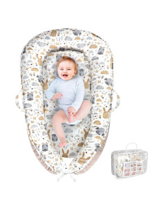 Cojín Portátil para Bebés 0-24 Meses - Nido Viaje Búho