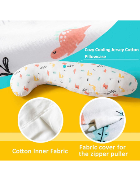 Almohada Corporal BYRIVER 90 cm Dinosaurio Bebé Lavable