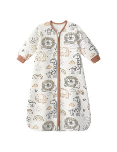 Saco de Sueño para Bebés Yoofoss 0-6 Meses Algodón Orgánico