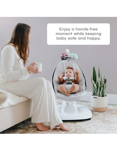 Columpio para Bebé 4moms MamaRoo Multi-Motion Gris Bluetooth