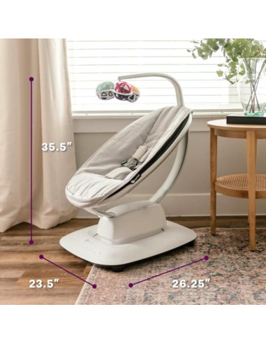 Columpio para Bebé 4moms MamaRoo Multi-Motion Gris Bluetooth