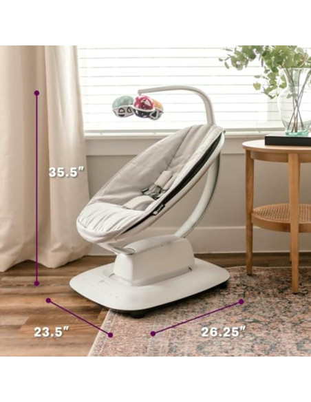 Columpio para Bebé 4moms MamaRoo Multi-Motion Gris Bluetooth