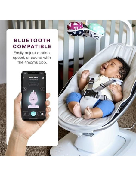 Columpio para Bebé 4moms MamaRoo Multi-Motion Gris Bluetooth