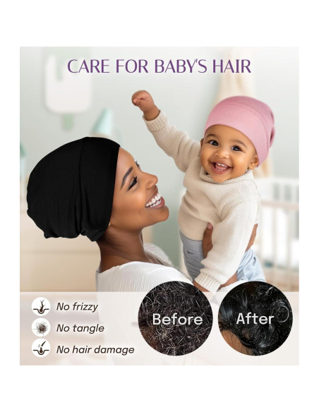 Bonete de Seda para Bebés OLESILK 0-6 Meses Rosa