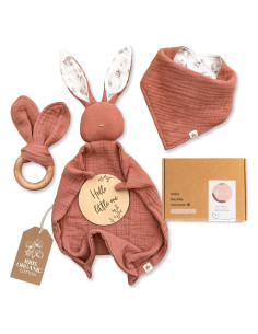 Set de Regalo para Recién Nacidos Mikito - 4 Piezas Algodón Orgánico