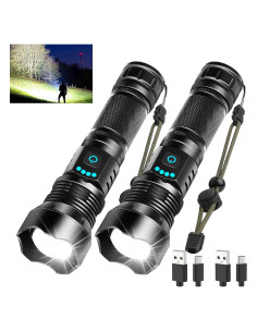 Linterna LED Foleto SJ p70-2 100000 Lúmenes 5 Modos