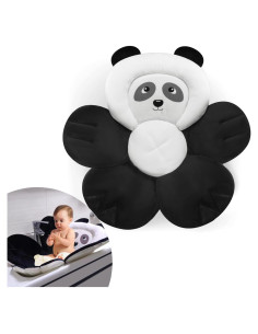 Almohadilla de Baño para Bebés PandaEar - Asiento Suave Negro