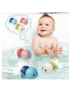 Juguete de Baño Tortuga Angusiasm para Bebés 6-12 Meses