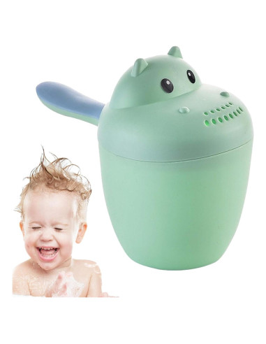Taza Enjuagadora para Bebés Hipopótamo - PP Verde