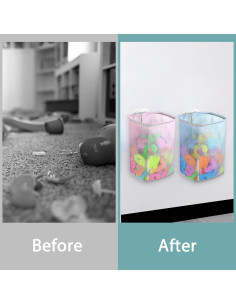 Organizador de Juguetes de Baño Linkidea 2 Paquetes Malla 2