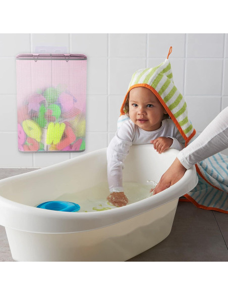 Organizador de Juguetes de Baño Linkidea 2 Paquetes Malla