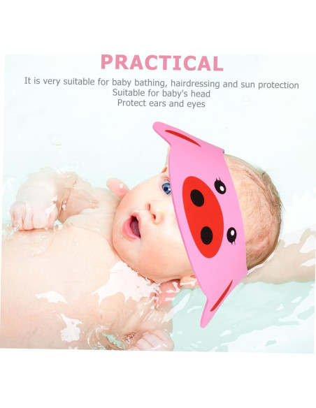 Gorro de Ducha Ajustable para Niños 6 Pcs EVA Colorido Gorro de Ducha Ajustable para Niños 6 Pcs EVA Colorido
