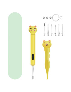 Limpiador de Nariz y Oído para Bebés CSGTSWGS Amarillo - 2 Piezas