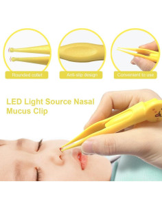 Limpiador de Nariz y Oído para Bebés CSGTSWGS Amarillo - 2 Piezas 2