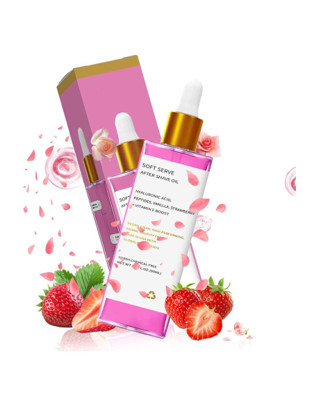 Aceite After Shave EZTZMCN Fresa y Vainilla 90ml Hidratante