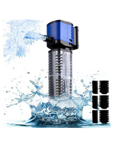 Filtro de Acuario Coospider 100-300 Galones 660GPH Esponja