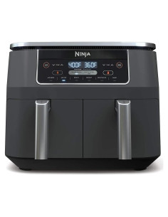 Freidora de Aire Ninja DZ201 8 Cuartos 6-en-1 Gris Renovada