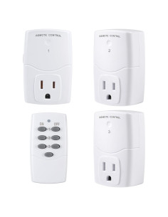 Enchufe Control Remoto BN-LINK 3 Enchufes 1250W Blanco