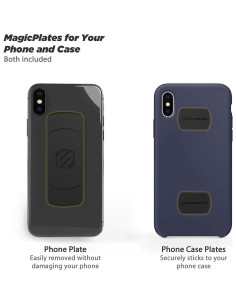 Kit de Placas Magnéticas Scosche MagicMount - Negro 2